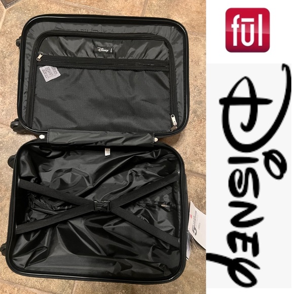 FUL DISNEY MICKEY Mouse HARDSIDE 2pcs LUGGAGE SET*NWT - Picture 5 of 5